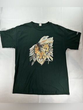 Vintage Leanin’ Tree Wildlife Graphic Tee Made in Canada XL